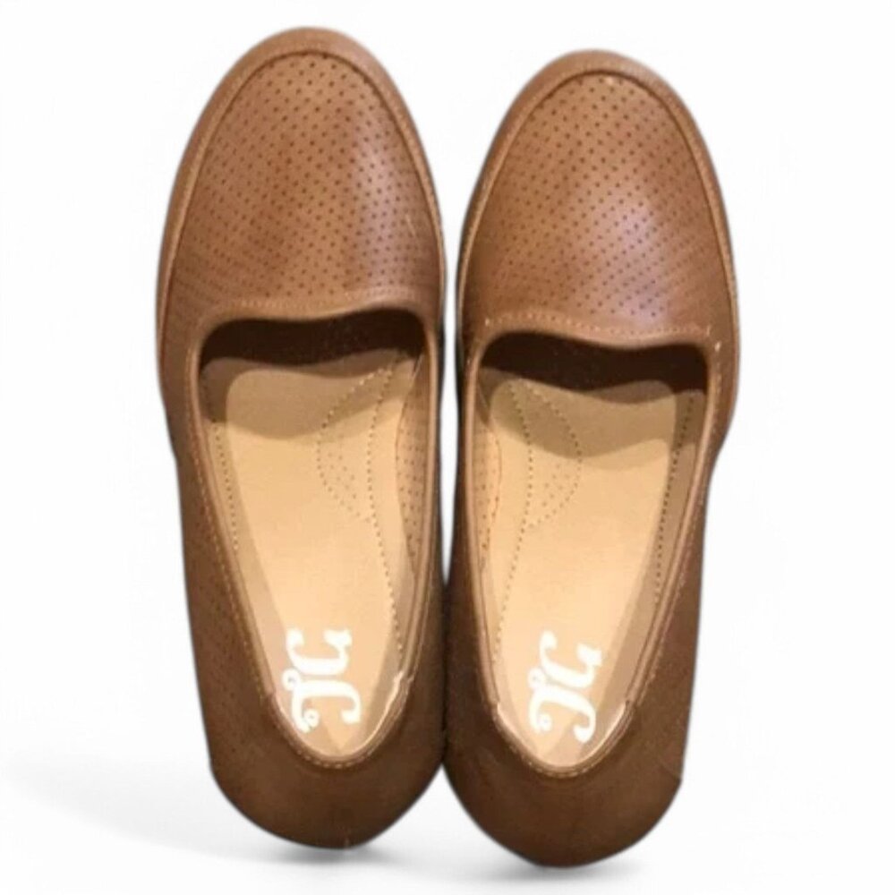 Brand New in Box Journee Collection Brown Wedges - Picture 2 of 6